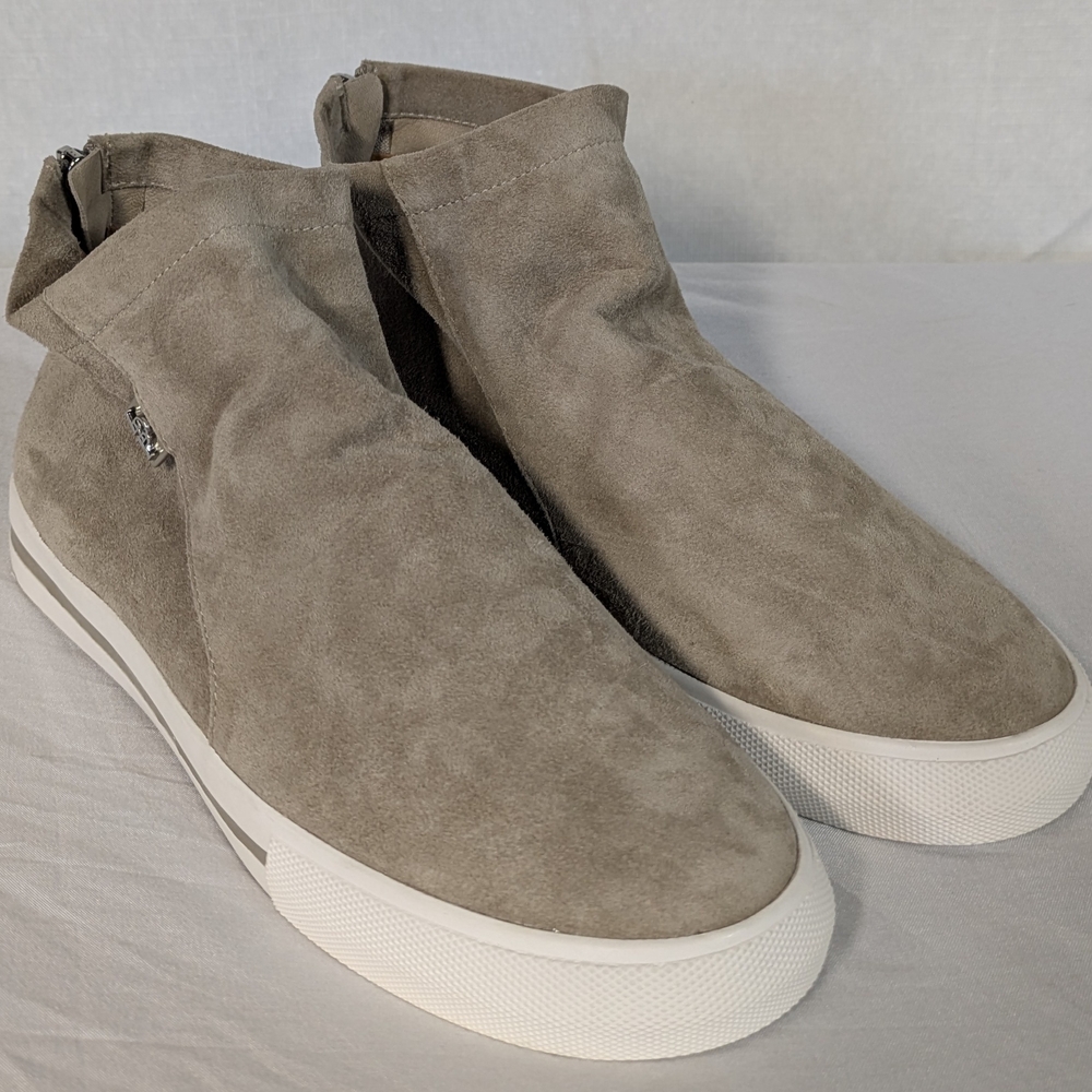 L'Amour Des Pieds Suede Kaila Ankle Booties